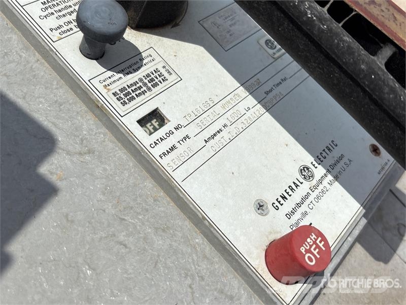 GE of (7) GE 1600 Amp Breakers Other components