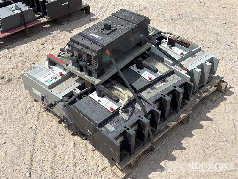 GE of (7) GE 1600 Amp Breakers Other components