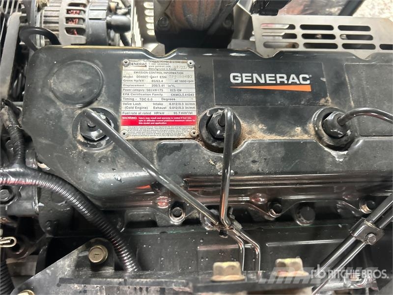 Generac 50 kW Skid-Mounted Generator Set (Inoperable) Dieselgeneratorer