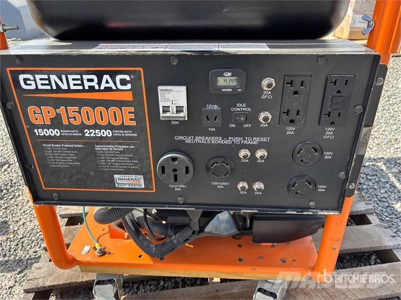 Generac GP1500E 15 kW Portable Generator Set Andere Generatoren
