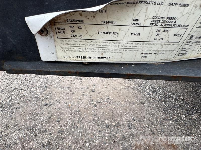 Generac MLT6SKDS 6 kVA Light Tower Fénytornyok