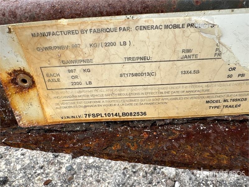 Generac MLT6SKDS Light Tower Lichtmasten