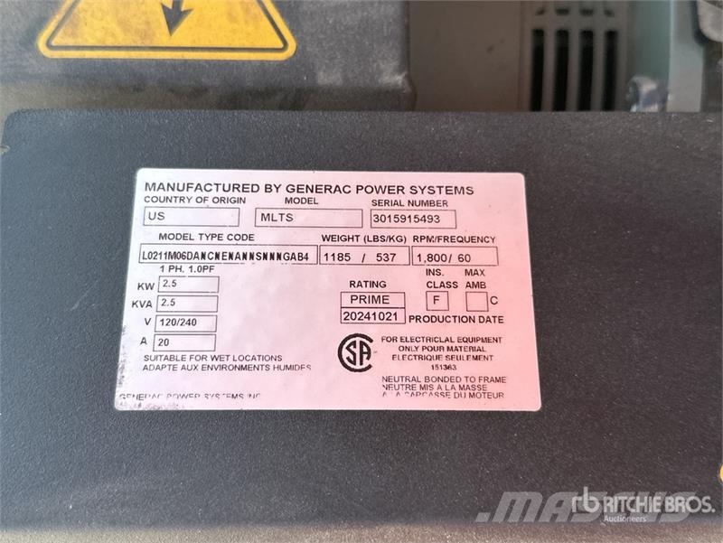 Generac MLTS 2.5 kW Light Tower Mobiilsed valgustusseadmed