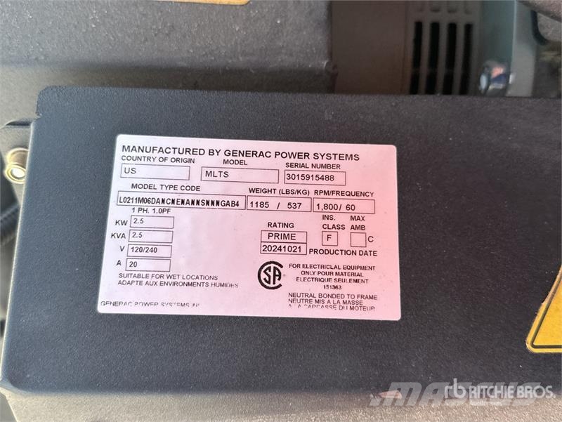 Generac MLTS 2.5 kW Light Tower Light towers