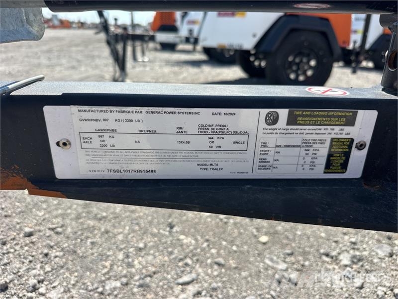 Generac MLTS 2.5 kW Light Tower Light towers