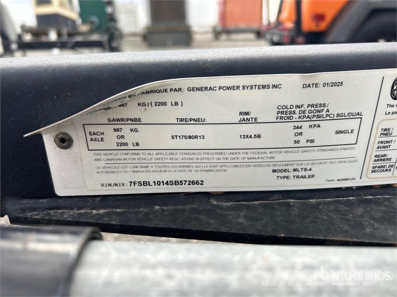 Generac MLTS-4 2.5 kW Light Tower Осветительные установки