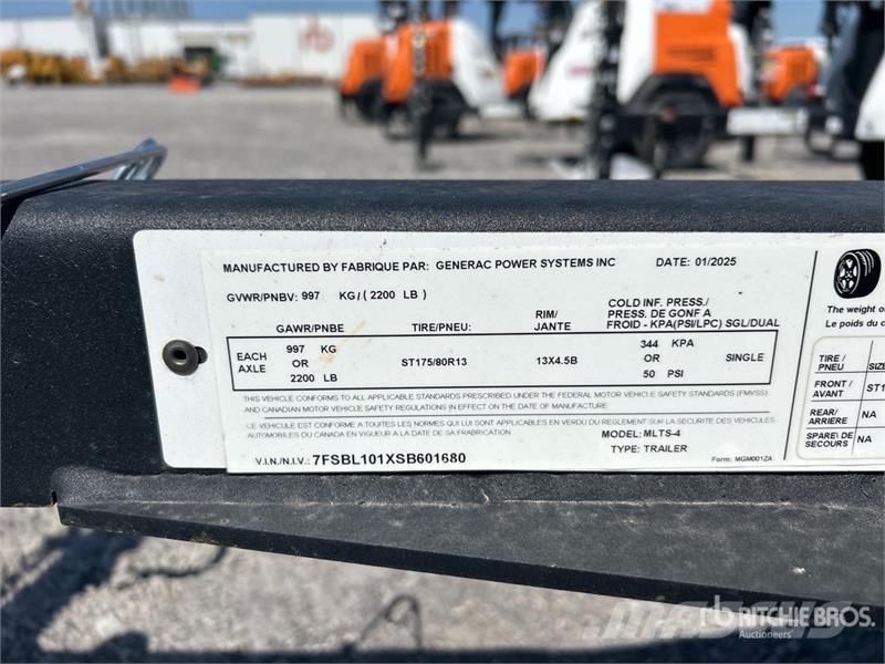 Generac MLTS-4 2.5 kW Light Tower Осветительные установки