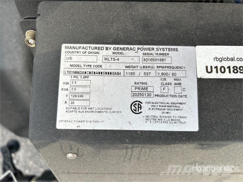 Generac MLTS-4 2.5 kW Light Tower Осветительные установки