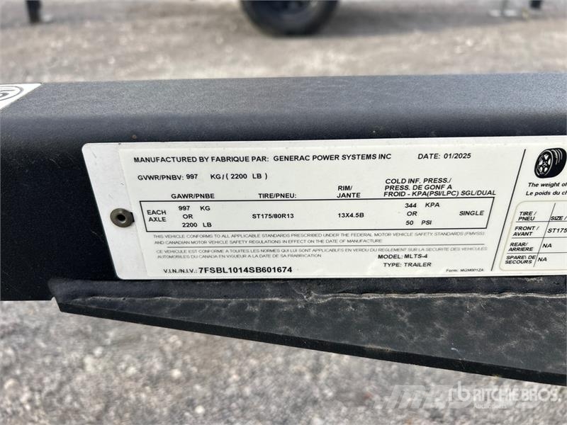 Generac MLTS-4 2.5 kW Light Tower Осветительные установки