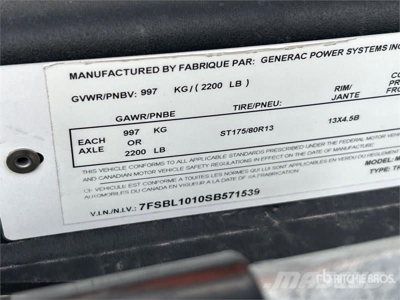 Generac MLTS-4 2.5 kW Light Tower Осветительные установки
