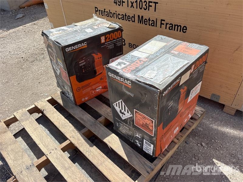 Generac of (2) Generac 2000 Portable Power Station Portabl Otros generadores