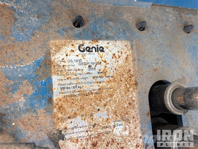 Genie GS-1930 Electric Scissor Lift Elevadores de tesoura