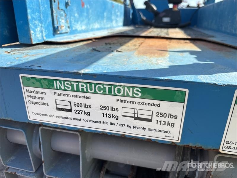 Genie GS1930 Electric Scissor Lift Makazaste platforme