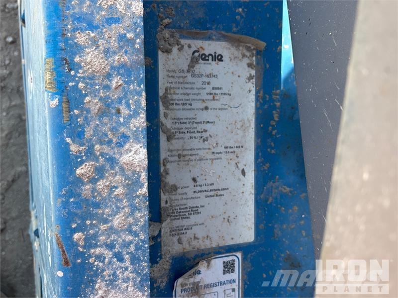 Genie GS3232 Electric Scissor Lift Saksilavat