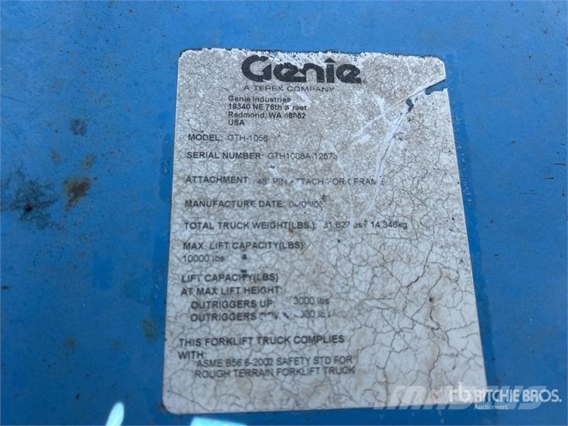 Genie GTH-1056 Telescopic handlers