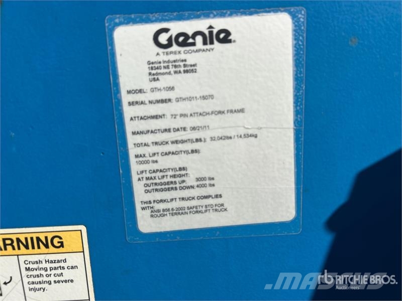Genie GTH-1056 Telescopic handlers