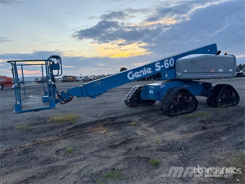 Genie S-60 Crawler Diesel Telescopic Boom Lift Teleskopiskie pacēlāji