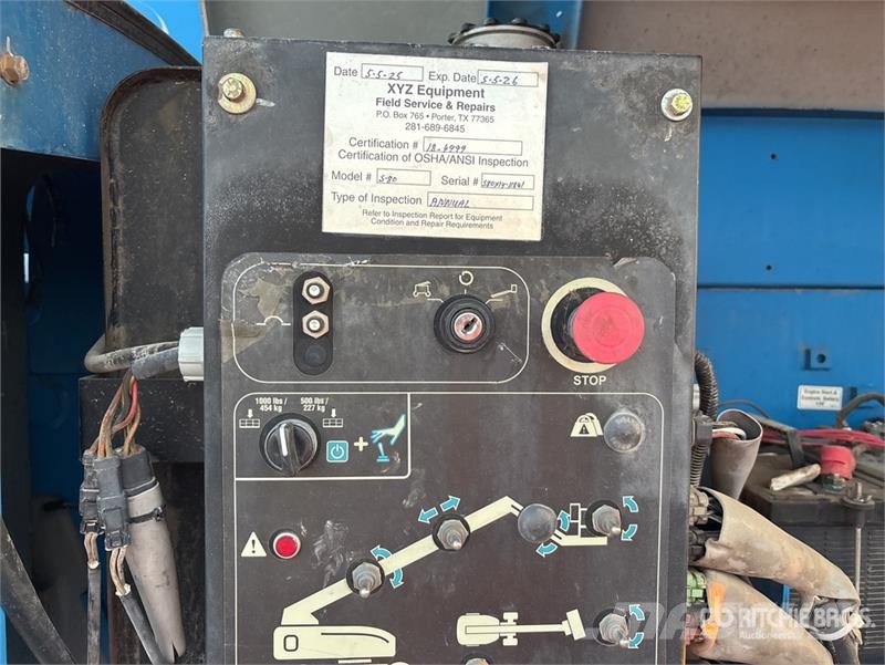 Genie S-80X 4WD Diesel Telescopic Boom Lift رافعات سلة تلسكوبية