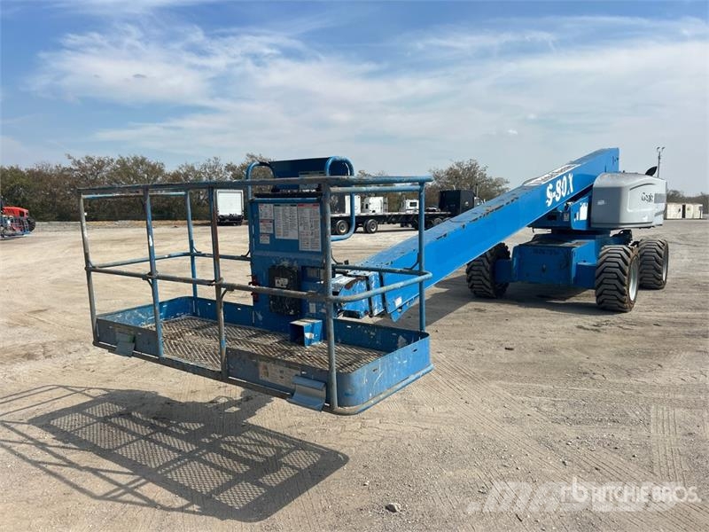 Genie S-80X 4WD Diesel Telescopic Boom Lift Teleskopiskie pacēlāji
