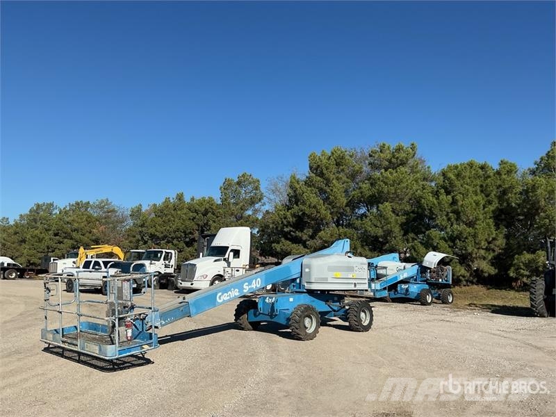 Genie S40 4WD Diesel Telescopic Boom Lift Teleskopiskie pacēlāji