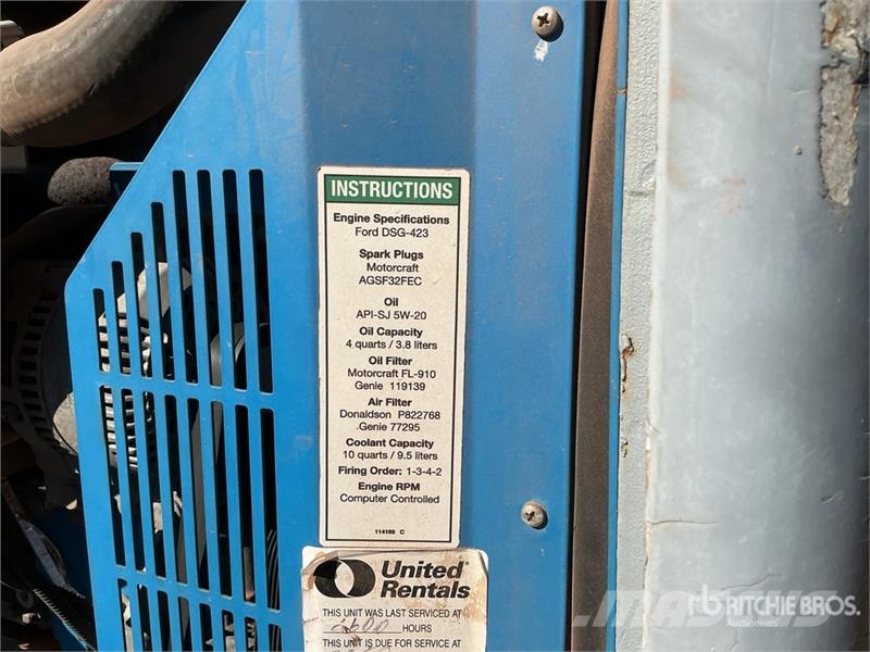 Genie S40 4WD Dual Fuel Telescopic Boom Lift Teleskoplifte