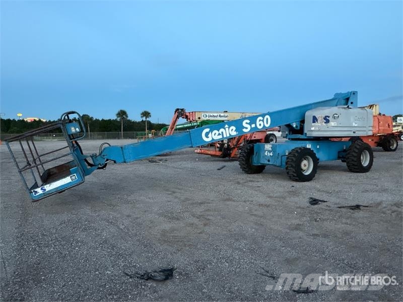 Genie S60 2WD Telescopic Boom Lift Teleskopiskie pacēlāji