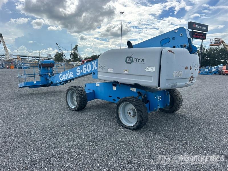 Genie S60X 4WD Diesel Telescopic Boom Lift Teleskopiskie pacēlāji