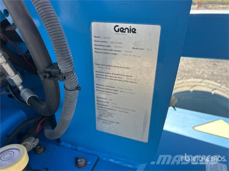 Genie Z-40/23N 2WD Electric Articulating Boom Lift Articulated boom lifts