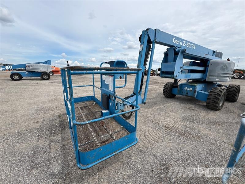 Genie Z-60/34 4WD Diesel Articulating Boom Lift Elevadores braços articulados