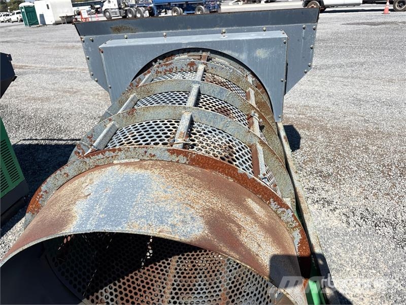 GF480 Skid Mounted Trommel Screen Cilindrveida rotējošs siets