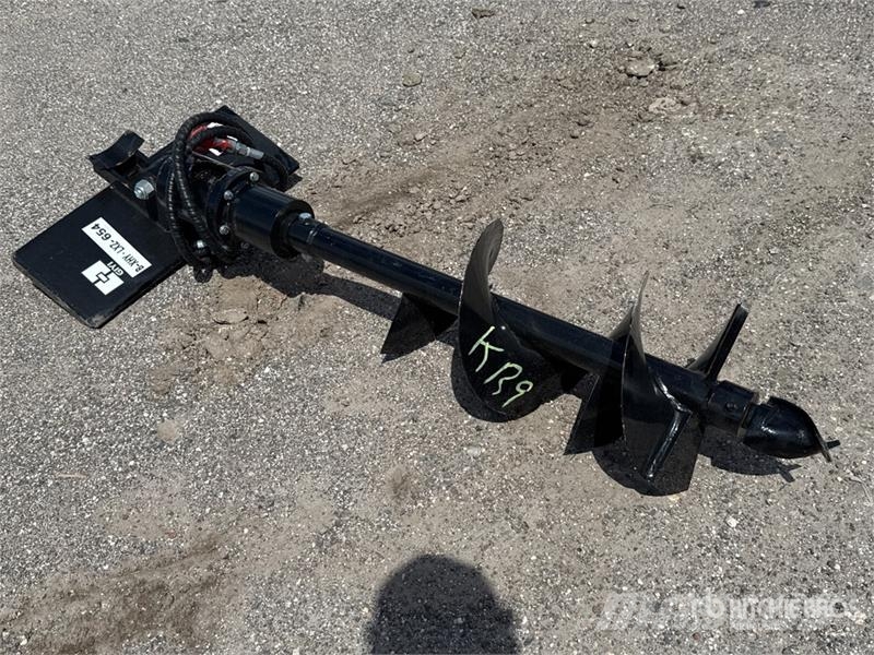 GIYI 12 in Mini Skid Steer Auger (Unused) 鑽頭