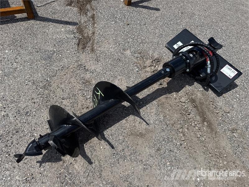  GIYI 12 in Mini Skid Steer Auger (Unused) 鑽頭