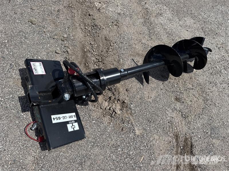  GIYI 12 in Mini Skid Steer Auger (Unused) 鑽頭