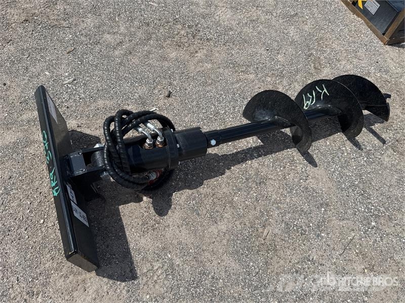  GIYI 12 in Mini Skid Steer Auger (Unused) 鑽頭