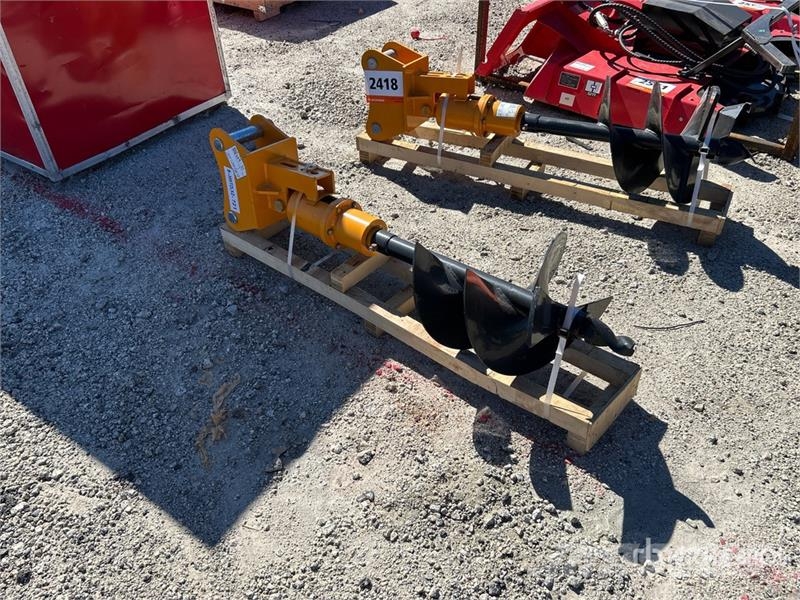 GIYI 15 in Excavator Auger - Fits Cat 305 (Unused) 鑽頭
