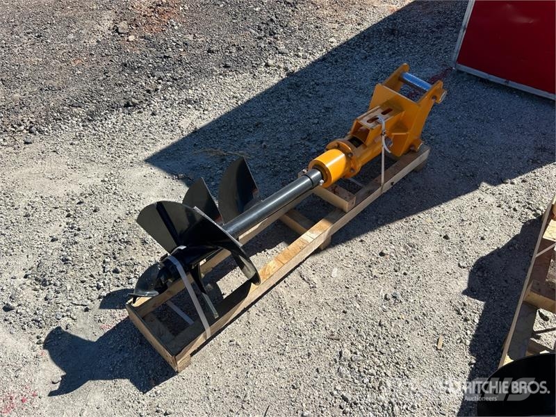 GIYI 15 in Excavator Auger - Fits Cat 305 (Unused) 鑽頭