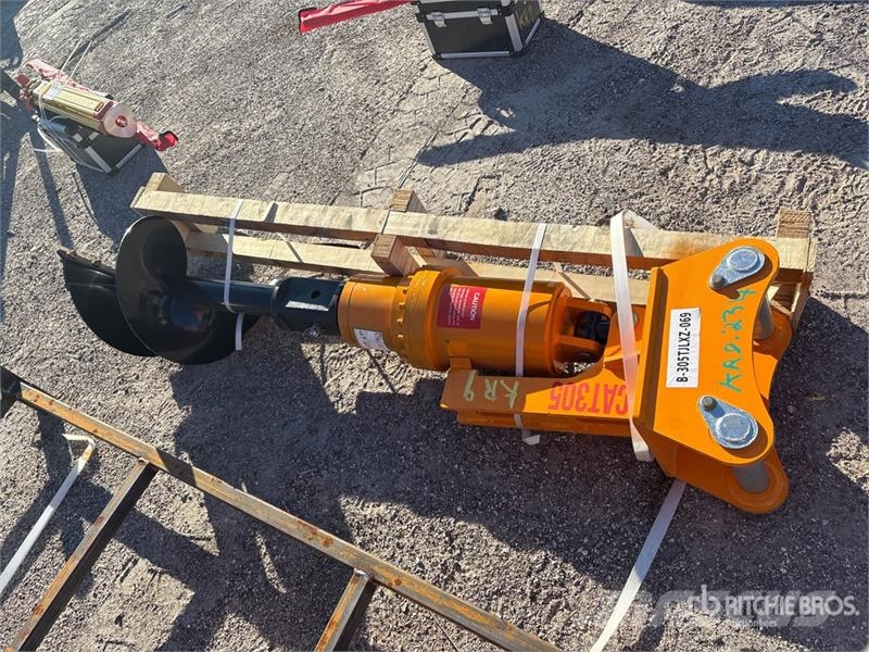  GIYI 16 in Excavator Auger - Fits Cat 305 (Unused) 钻头