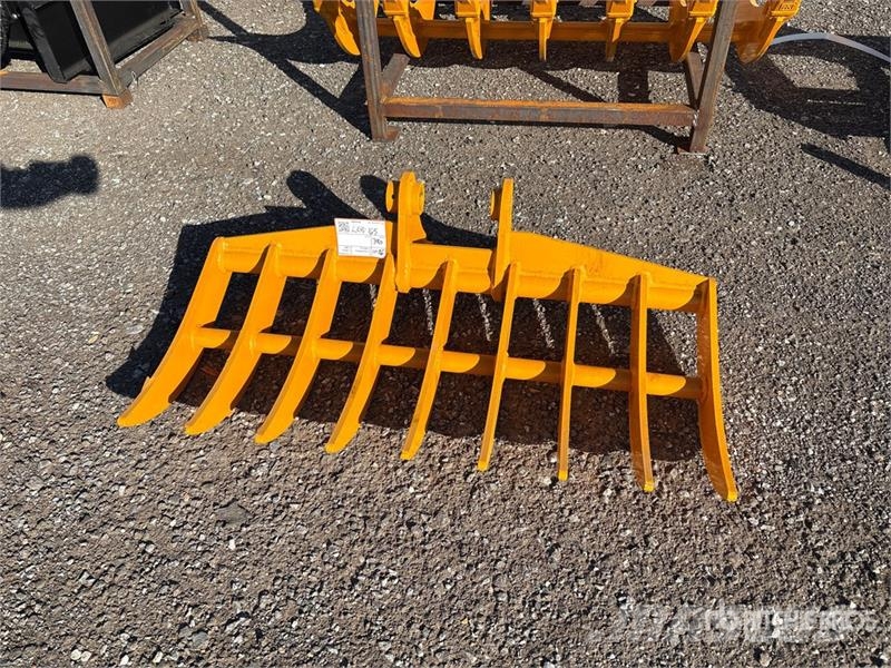 GIYI 38 in 38 in Excavator Rake - Fits CAT 303 (Un Rendkészítő