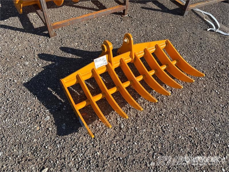 GIYI 38 in 38 in Excavator Rake - Fits CAT 303 (Un Rendkészítő