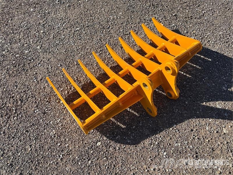 GIYI 38 in 38 in Excavator Rake - Fits CAT 303 (Un Rendkészítő