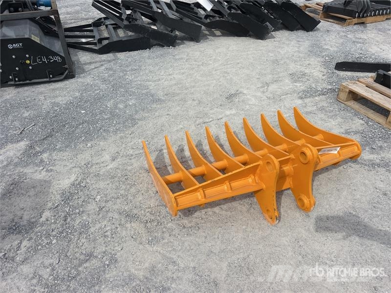 GIYI 44 in Excavator Rake (Unused) Rateau faneur