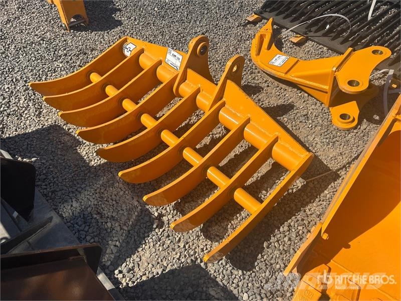 GIYI 44 in Excavator Rake - Fits Cat 305 (Unused) Грабли-ворошилки
