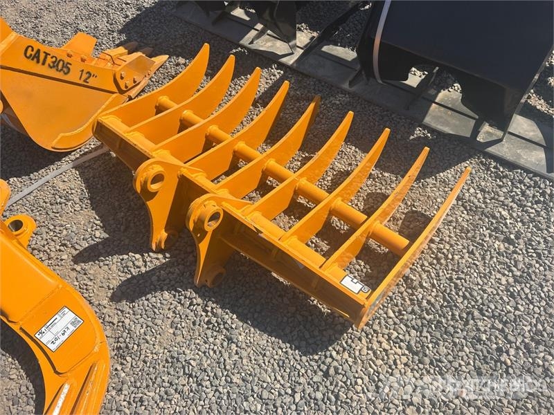 GIYI 44 in Excavator Rake - Fits Cat 305 (Unused) Грабли-ворошилки