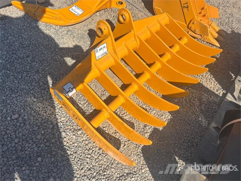GIYI 44 in Excavator Rake - Fits Cat 305 (Unused) Грабли-ворошилки