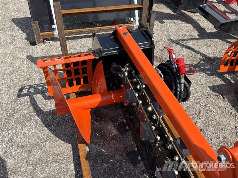 GIYI D39 39 in Mini Skid Steer Trencher (Unused) Tranšeju racēji