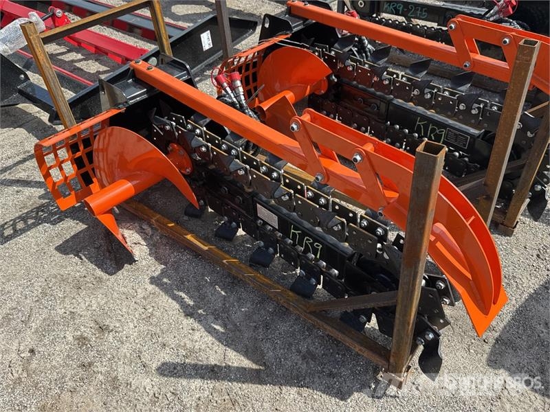 GIYI D39 39 in Mini Skid Steer Trencher (Unused) Tranšeju racēji