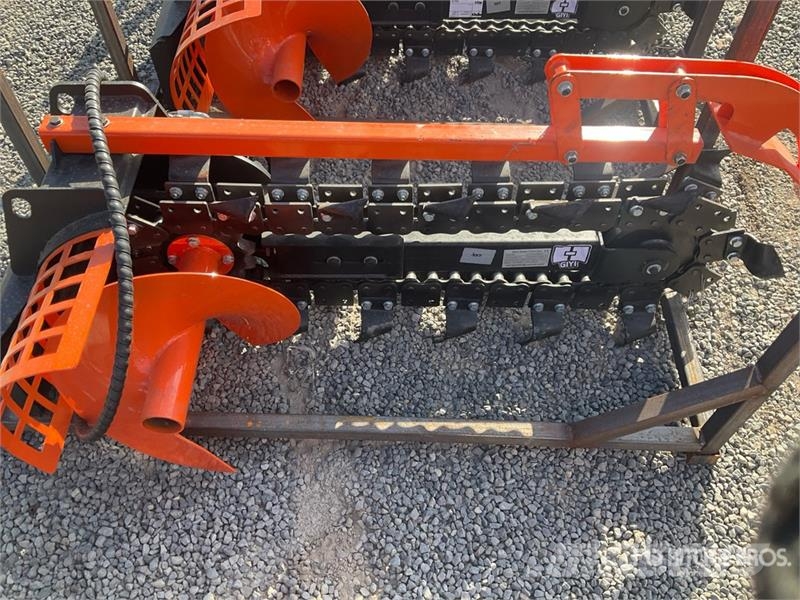 GIYI D39 39 in Mini Skid Steer Trencher (Unused) Koparki łańcuchowe