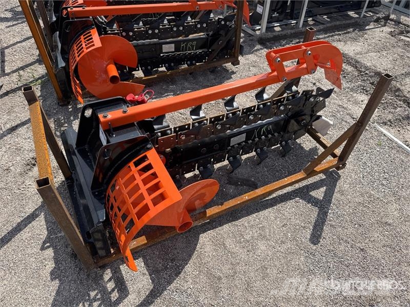 GIYI D39 39 in Mini Skid Steer Trencher (Unused) Tranšeju racēji