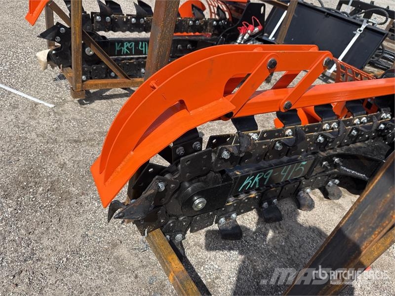 GIYI D39 39 in Mini Skid Steer Trencher (Unused) Tranšeju racēji