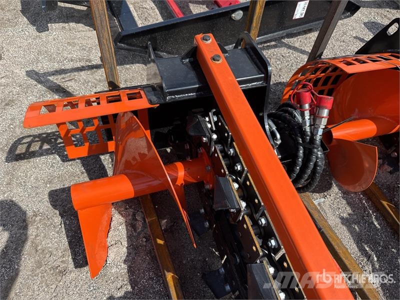 GIYI D39 39 in Mini Skid Steer Trencher (Unused) Tranšeju racēji